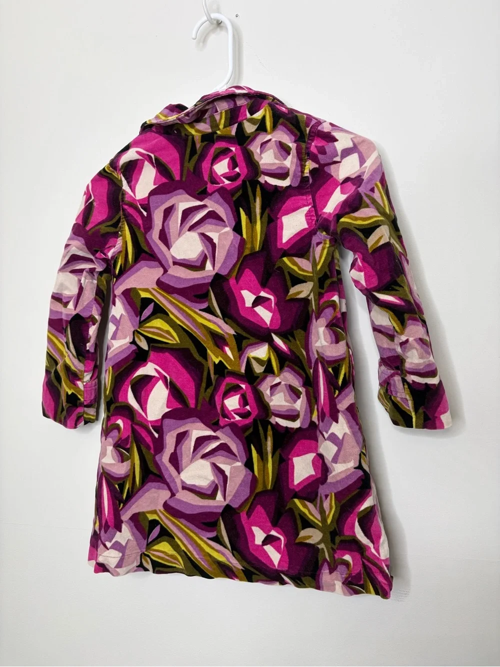 Missoni for target Multicolor Pink Floral Double-Breasted Coat 70s
